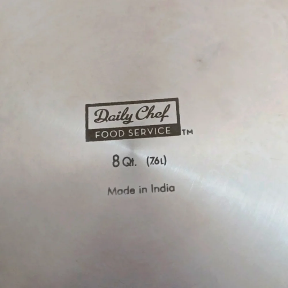 Daily Chef 8 Qt Stainless Steel Mixing Bowl
